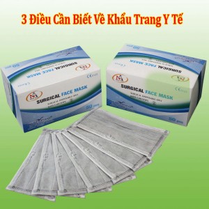 3 Điều Cần Biết Về Khẩu Trang Y Tế