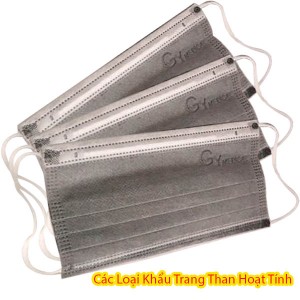 Các Loại Khẩu Trang Than Hoạt Tính